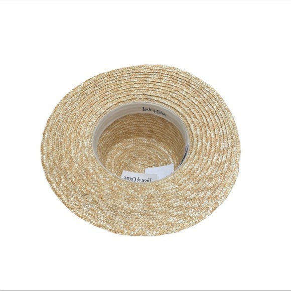 Lack of Color Wide Brim Boater Sun Hat Size L New - Picture 3 of 5
